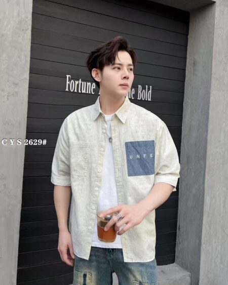 Imported off shoulder shirt