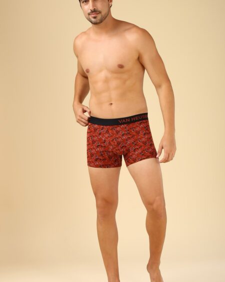 VAN HEUSEN MEN ASSORTED ALLOVER PRINT BODY DEFINING FIT ULTRA SOFT TRUNK